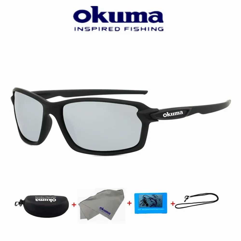Okuma Polarized Sunglasses UV400 Men's and Women's Protective Outdoor Hunting Fishing Driving Cycling Travel Climbing Sunglasses