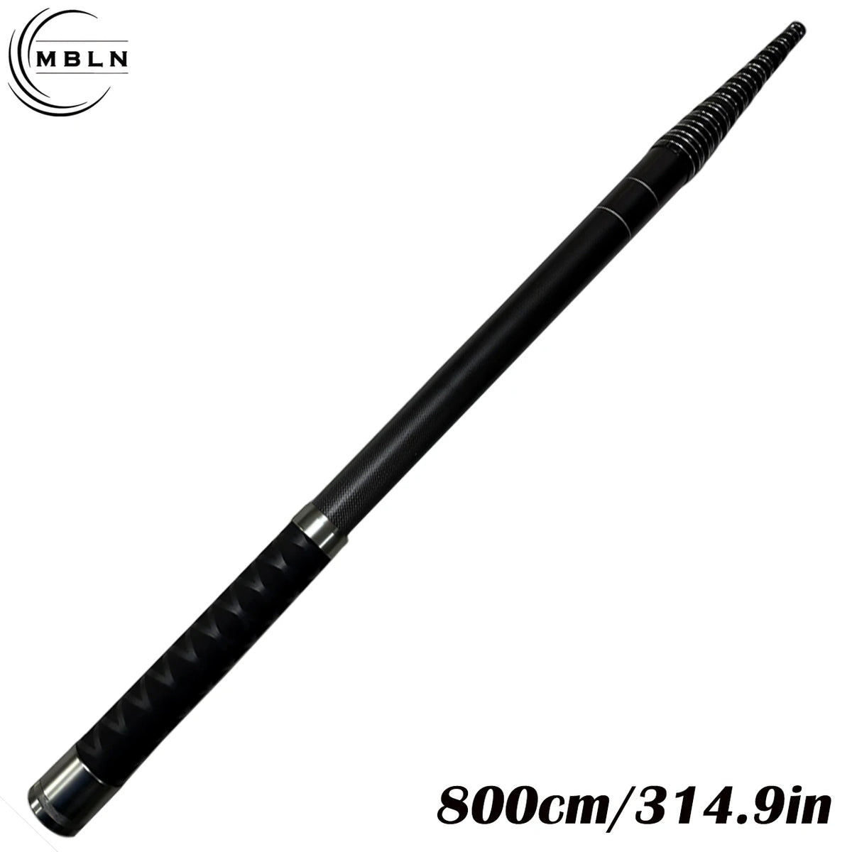 Carbon Fiber Telescopic Landing Net Pole, 6m/8m, Anti-Slip Handle, 8mm Universal Net Head, Ideal for Sea Fishing