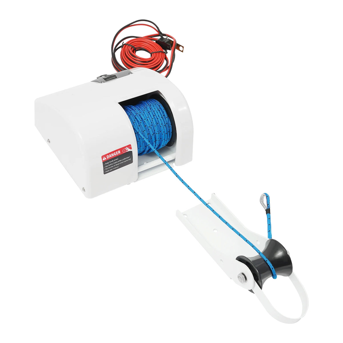 45LBS/25LBS Boat Electric Anchor Winch 12V Marine Saltwater Boat Windlass Kit w/ Remote Control & Bracket for Anchoring Dropping