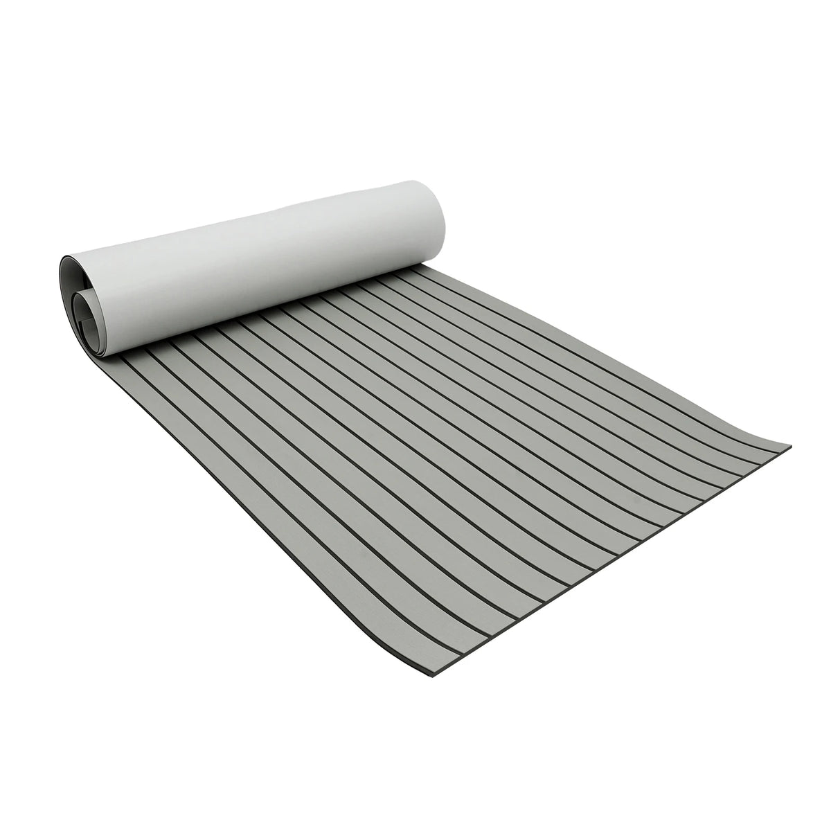 240x90cm EVA Foam Teak Floor Mat 6mm Thick Anti-Slip Self-Adhesive Pad Cuttable Waterproof Marine Carpet for Boat Deck RV Yacht