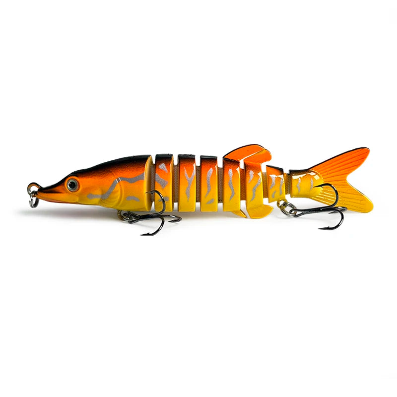 Bionic Multi-Section Lure 19g Sinking Bait for Freshwater and Saltwater, Universal Fishing Lure for Ponds, Lakes, and Ocean, Suitable for All Swimming Layers