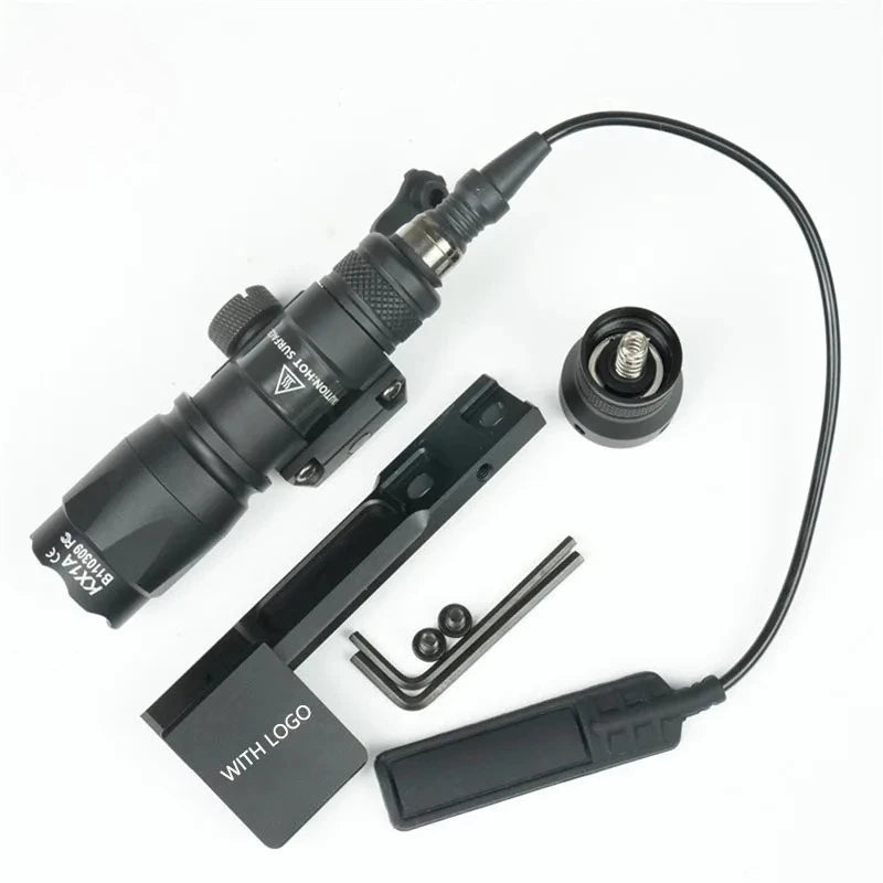 Tactics SF M300C M600C M600 Flashlight LED White Light AR15 Hunting Airsotf Accesssories Lamp with ML--OK/20MM Rail Mount