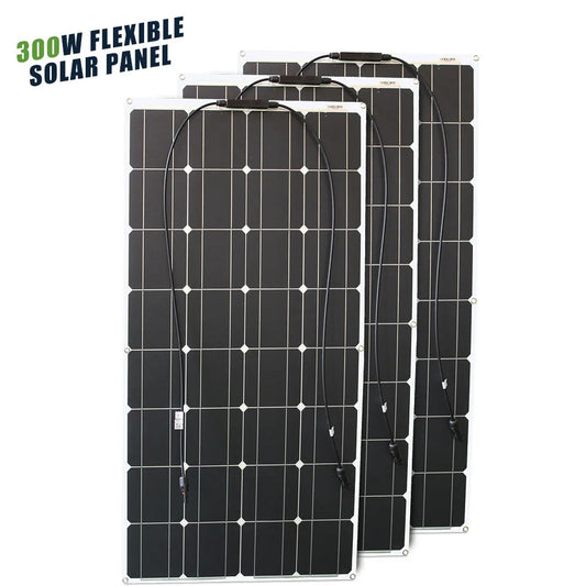 ASUNERGE 12V Flexible Solar Panel 600W 100W 200W 300W 400W 500W Bendable Waterproof Monocrystalline Best Solar Panel China RV