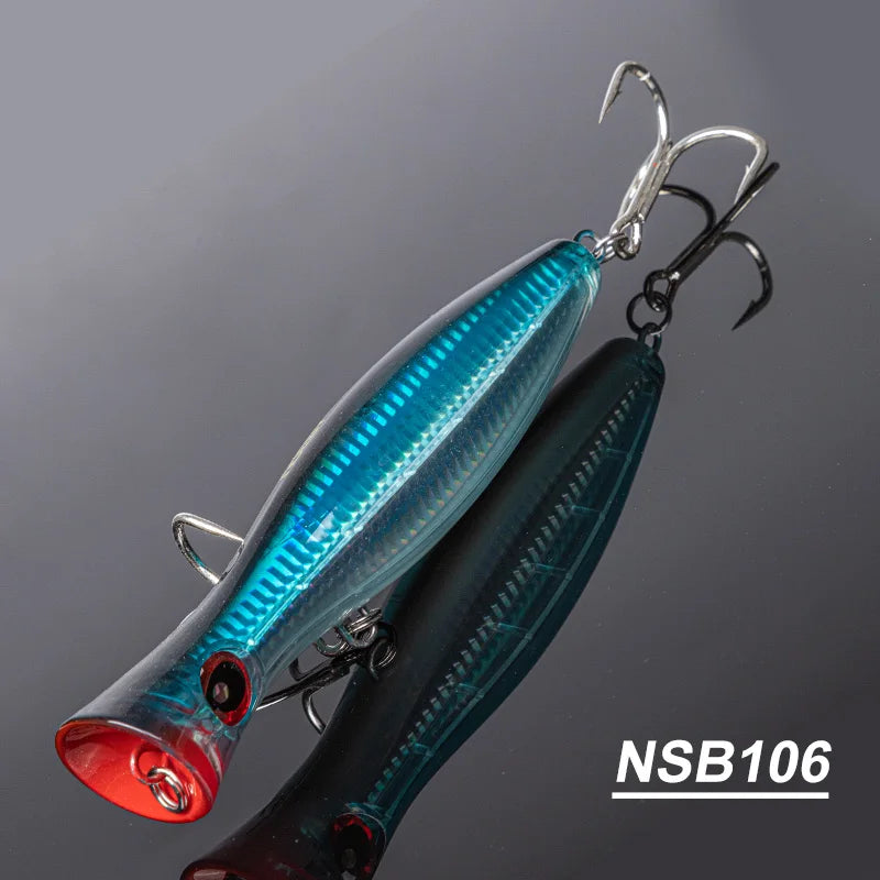 Noeby Popper Fishing Lures 12cm43g 16cm78g 20cm150g Saltwater Topwater Floating Wobbler Artificial Hard Bait for GT Fishing Lure