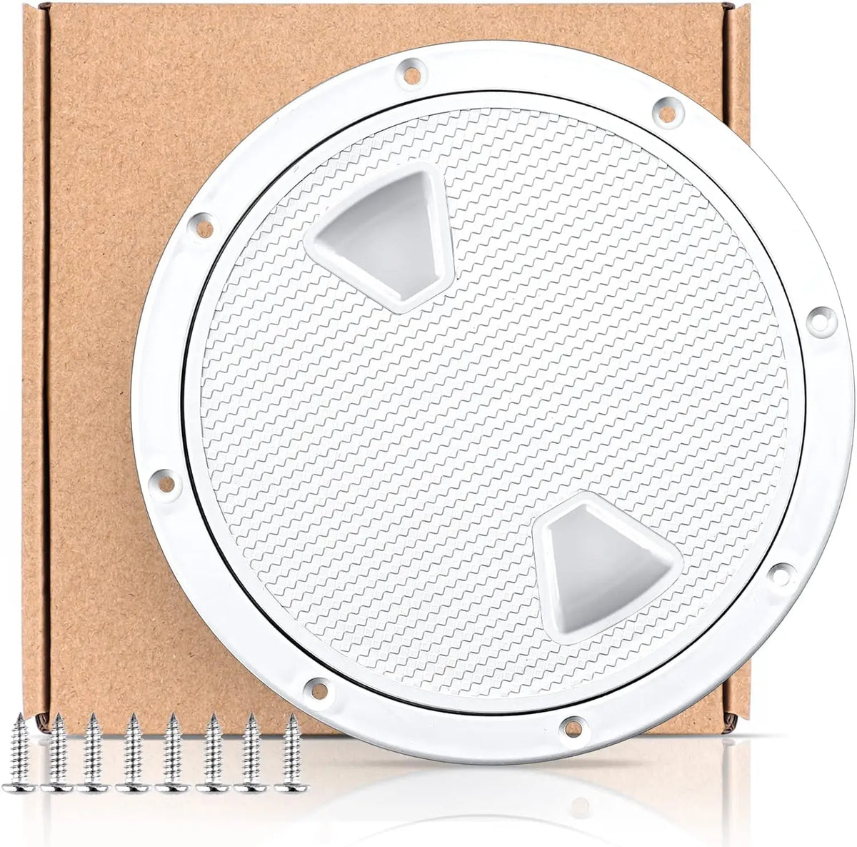Boat Accessories Boat Hatch 4' 6' 8' ABS Round Non Slip Inspection Hatch W/Detachable Cover for Marine Boat Yacht