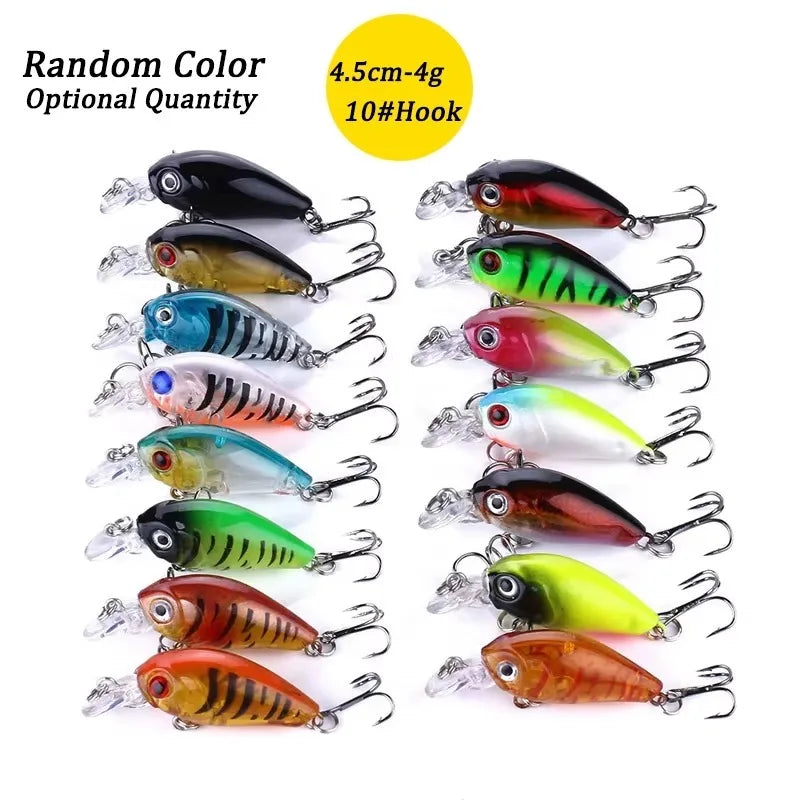 Fishing Lures Set Crankbait Tackle Hard Bait Kit Artificial Minnow Popper Pencil Swing Swimbait Wobblers Bionic Crank Pesca Suit