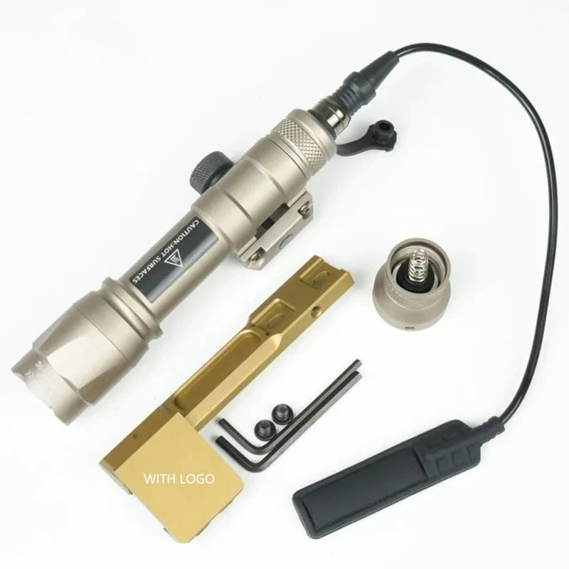 Tactics SF M300C M600C M600 Flashlight LED White Light AR15 Hunting Airsotf Accesssories Lamp with ML--OK/20MM Rail Mount