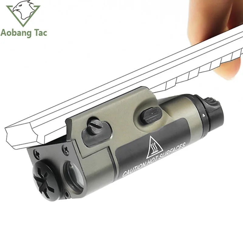 Aluminum Tactica SF XC1 Outdoor Hunting Weapons G17 G18 G19 Hanging Metal Pistol Flashlight Fit 20mm Rail