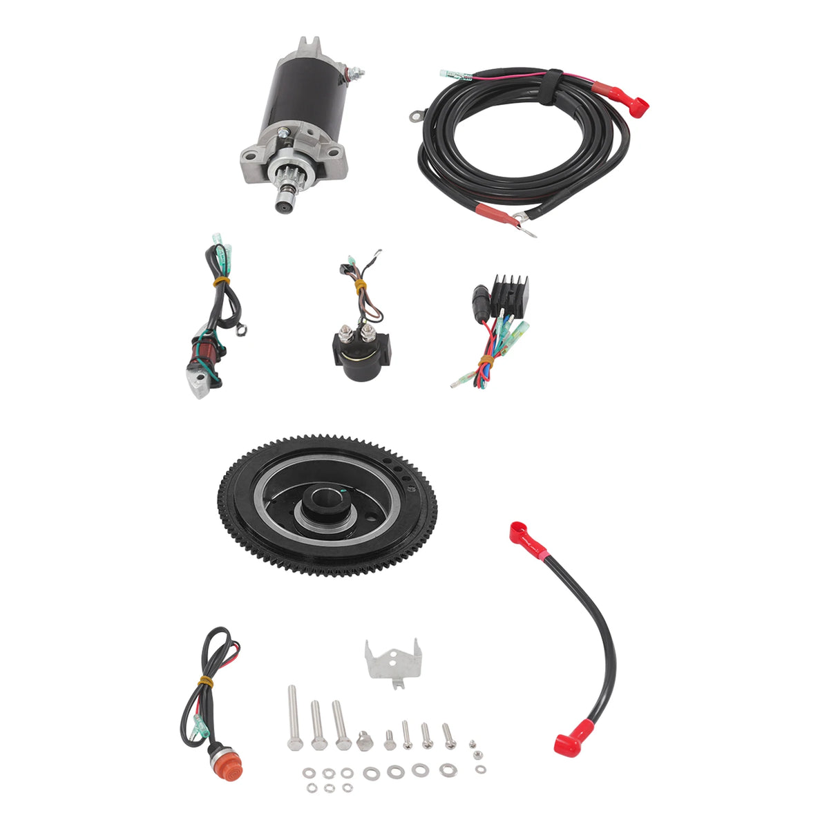 Yamaha 2-Stroke 40PS Outboard Electric Start Kit Yamaha Outboard Engine Starter Motor Conversion Kit