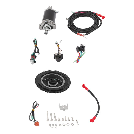 Yamaha 2-Stroke 40PS Outboard Electric Start Kit Yamaha Outboard Engine Starter Motor Conversion Kit