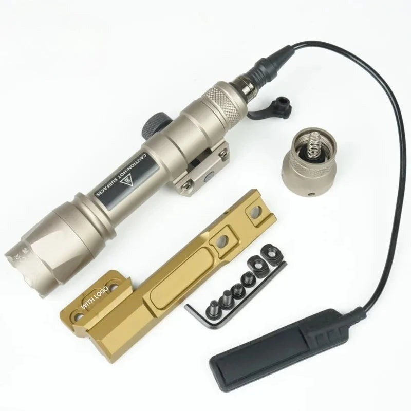 Tactics SF M300C M600C M600 Flashlight LED White Light AR15 Hunting Airsotf Accesssories Lamp with ML--OK/20MM Rail Mount