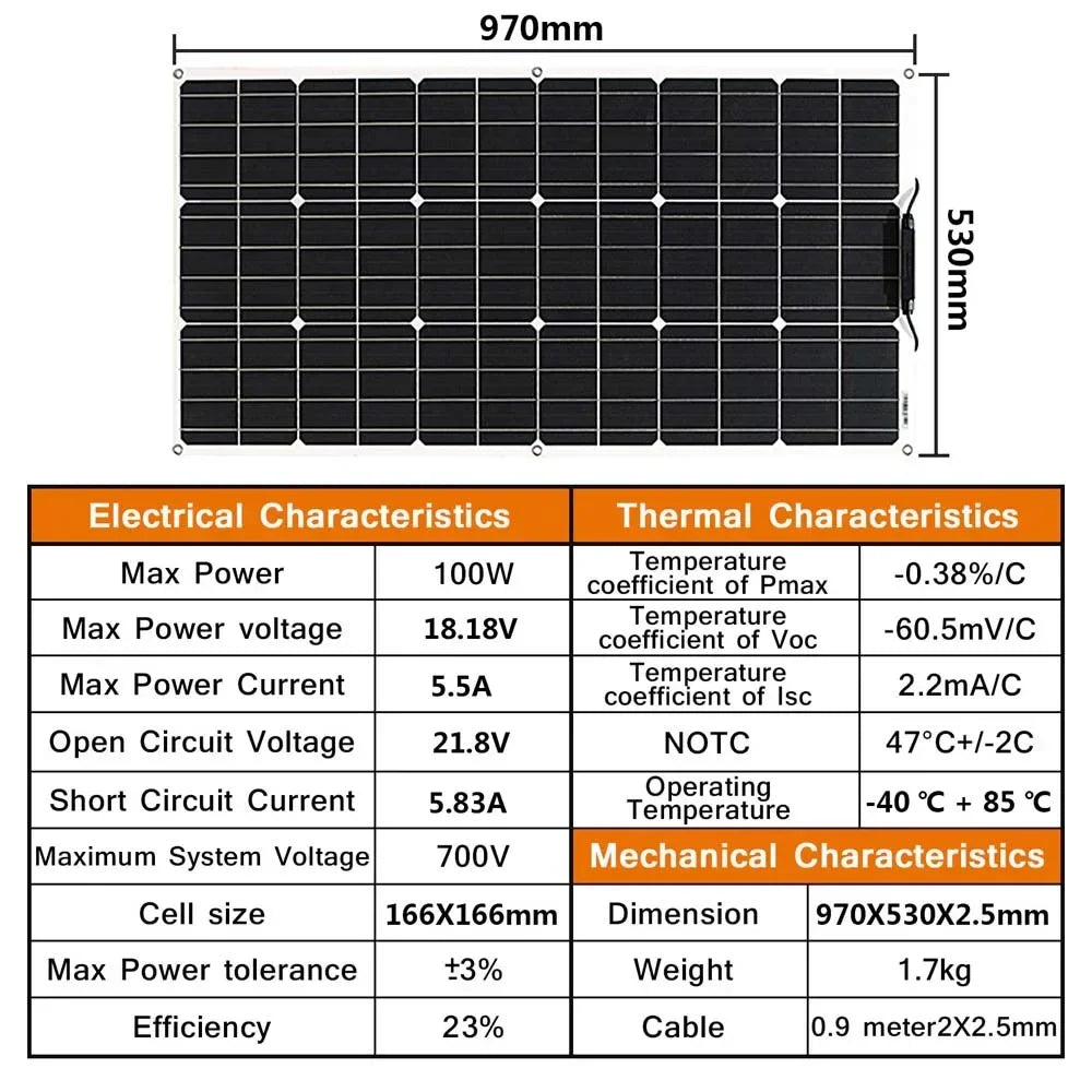 ASUNERGE 12V Flexible Solar Panel 600W 100W 200W 300W 400W 500W Bendable Waterproof Monocrystalline Best Solar Panel China RV