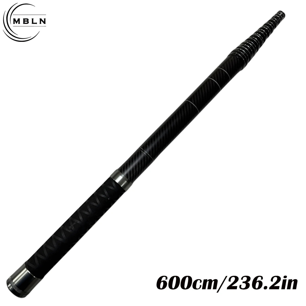 Carbon Fiber Telescopic Landing Net Pole, 6m/8m, Anti-Slip Handle, 8mm Universal Net Head, Ideal for Sea Fishing
