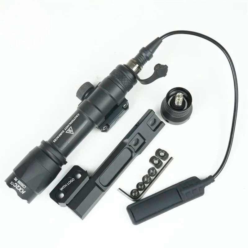 Tactics SF M300C M600C M600 Flashlight LED White Light AR15 Hunting Airsotf Accesssories Lamp with ML--OK/20MM Rail Mount