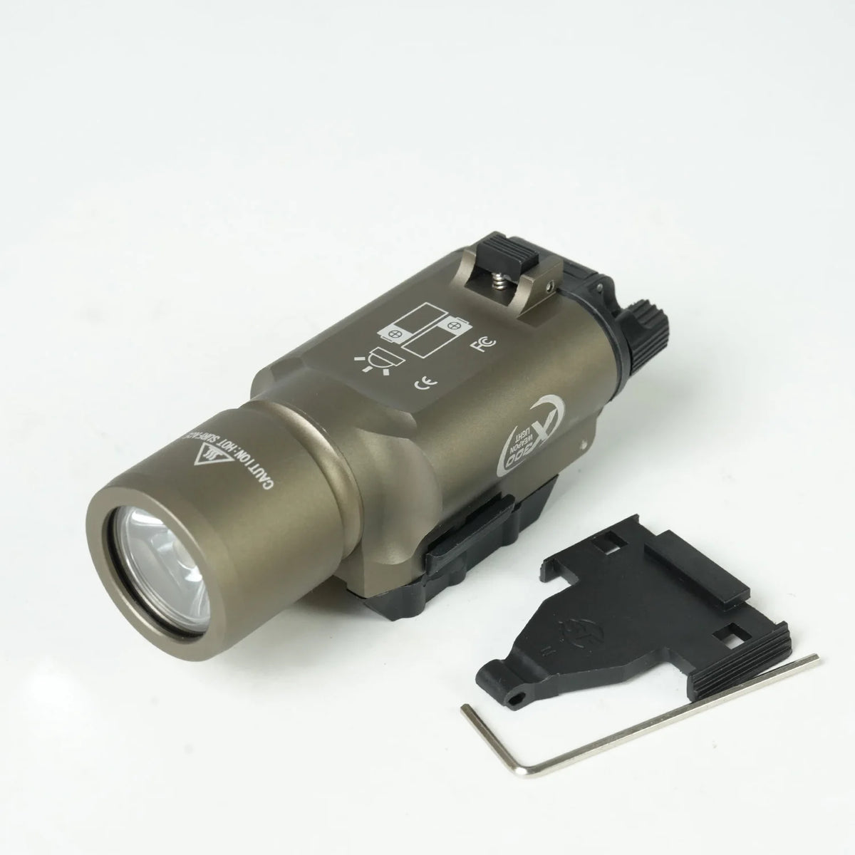 US Warehouse Metal SF X300 X300U Ultra Pistol Scout Light Tactical Rifle Airsoft Hunting Flashlight for 20mm Rail