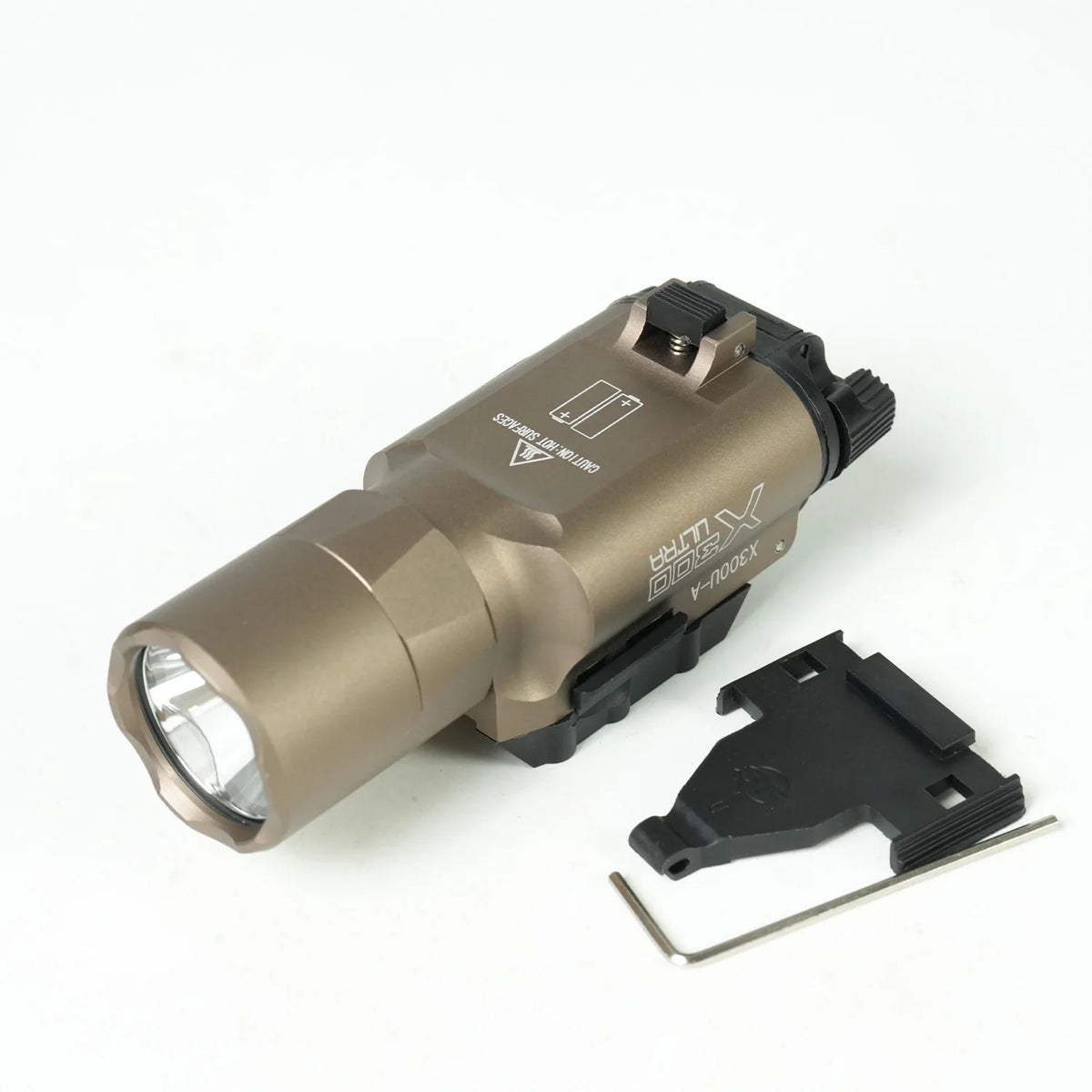 US Warehouse Metal SF X300 X300U Ultra Pistol Scout Light Tactical Rifle Airsoft Hunting Flashlight for 20mm Rail