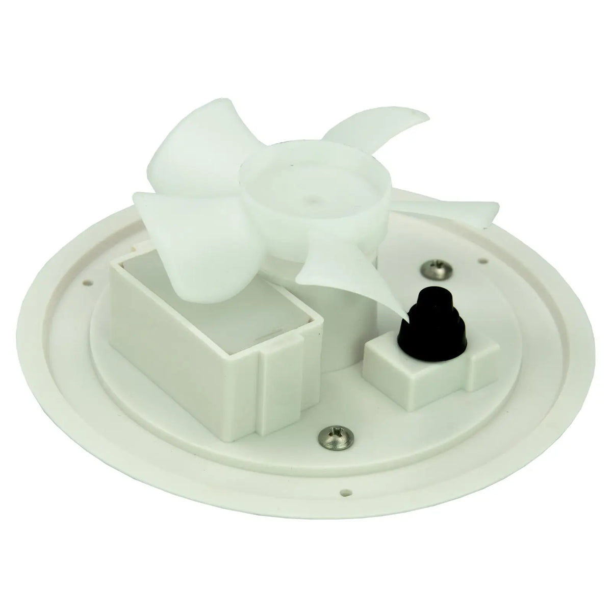 Solar Powered Exhaust Vent Fan with Rechargeable Battery – 215mm Ventilator for Boats, RVs, Greenhouses & Caravans