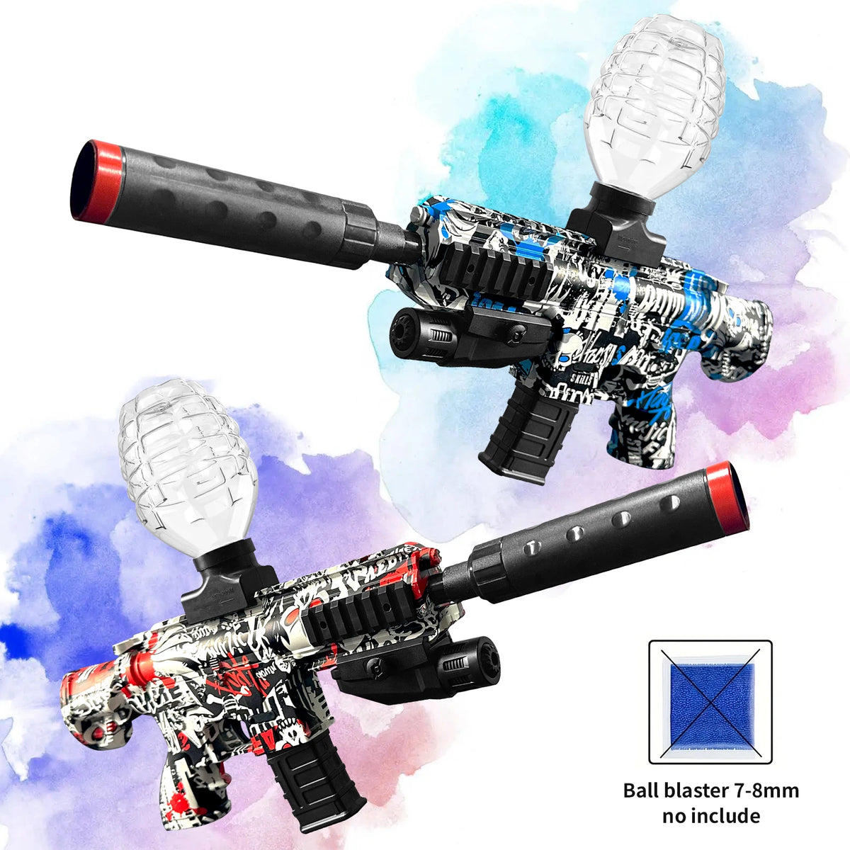 Electric Gel Ball Blaster Gun, Splat Gun High-Speed Splatter Ball Toy Gun ,Outdoor Activities-Fighting Shooting Team Game