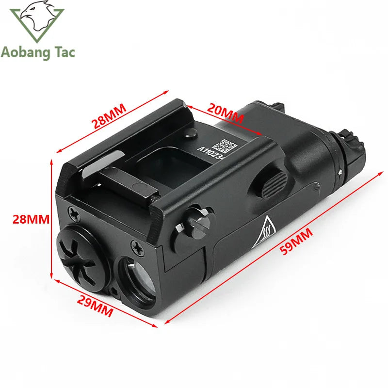 Aluminum Tactica SF XC1 Outdoor Hunting Weapons G17 G18 G19 Hanging Metal Pistol Flashlight Fit 20mm Rail