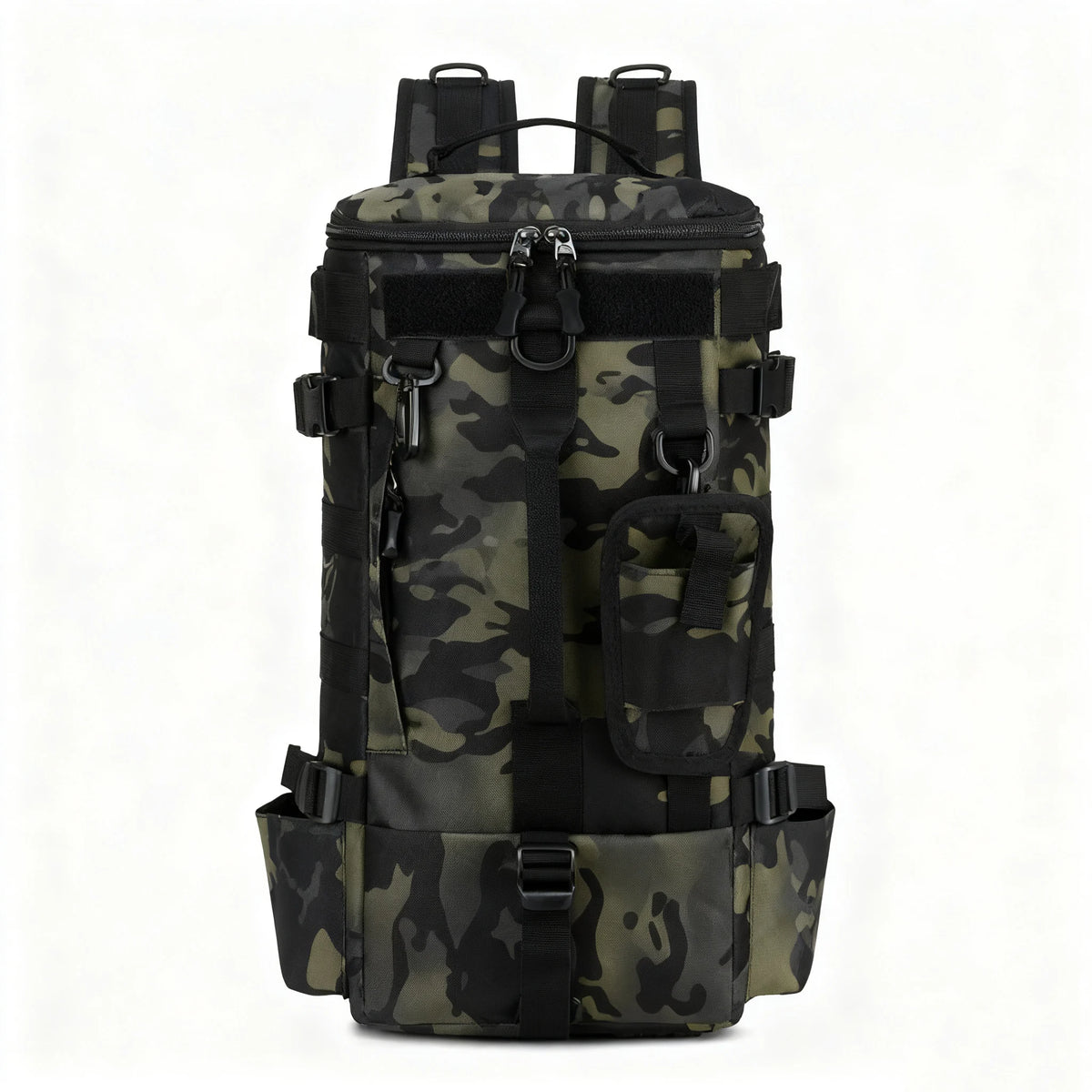 Multifunctional Fishing Backpack Tackle Bag with Rod Holders Fish Equipment Storage Waterproof Wear-resistant Outdoor Sports Bag