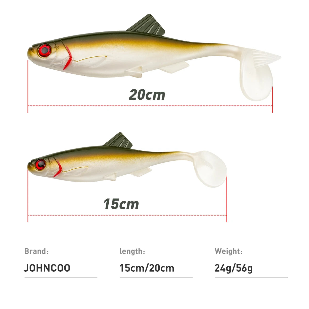 Big Soft Bait Sinking 15cm 20cmFishing Lures Soft Bait fishing Bait Perch Pike SwimBait Crankbait Fishing tackle