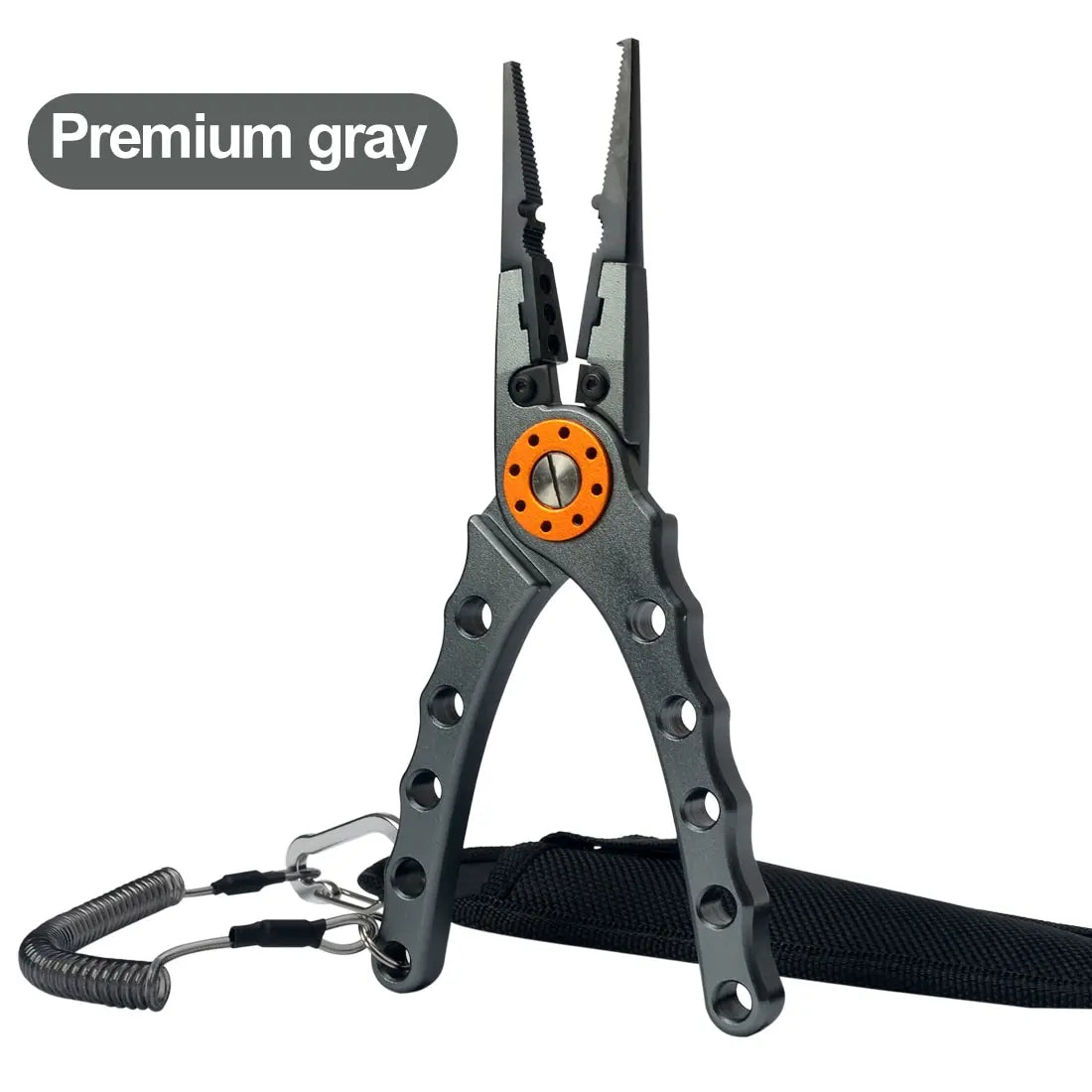 Outdoor Fishing Pliers Wire Cutter Multifunctional Knot Aluminum Alloy Scissor Hook Remover 150g 20CM Fishing Gear