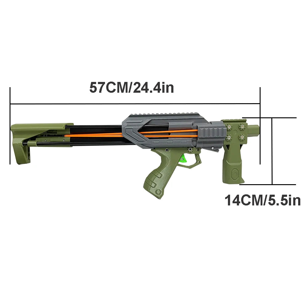 Multi Functional Arrow Launch Slingshot, Automatic-Fire Trigger Slingshot, Heavy Duty Continuous Launch Catapult
