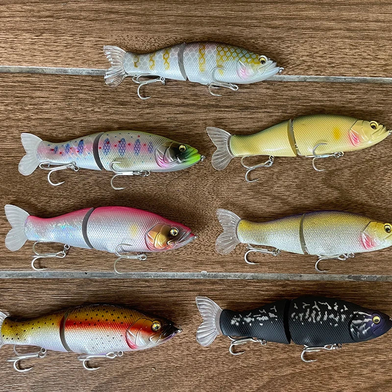 Swimbait Fishing Lure 135mm 31g Multi Joint Slow Sinking Bait Wobbler Artificial Hard bait Bass Pike Sea Fishing