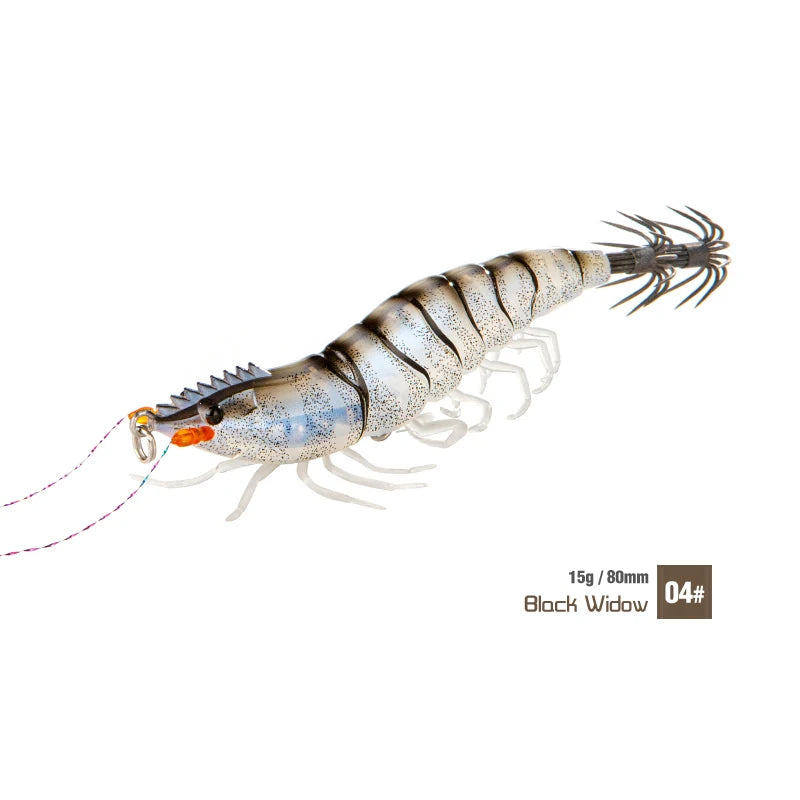 15g Squid Jig Slow Sinking Cuttlefish Egi Lure Artificial Calamar Octopus Bait Fish for Shrimp Hook Sea Fishing Lures