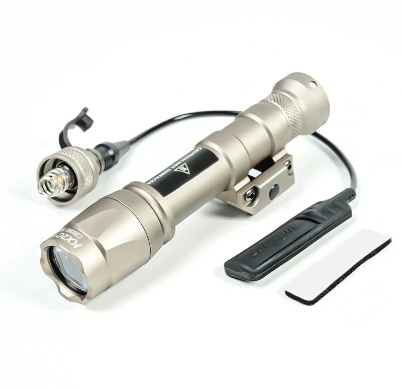 Tactics SF M300C M600C M600 Flashlight LED White Light AR15 Hunting Airsotf Accesssories Lamp with ML--OK/20MM Rail Mount