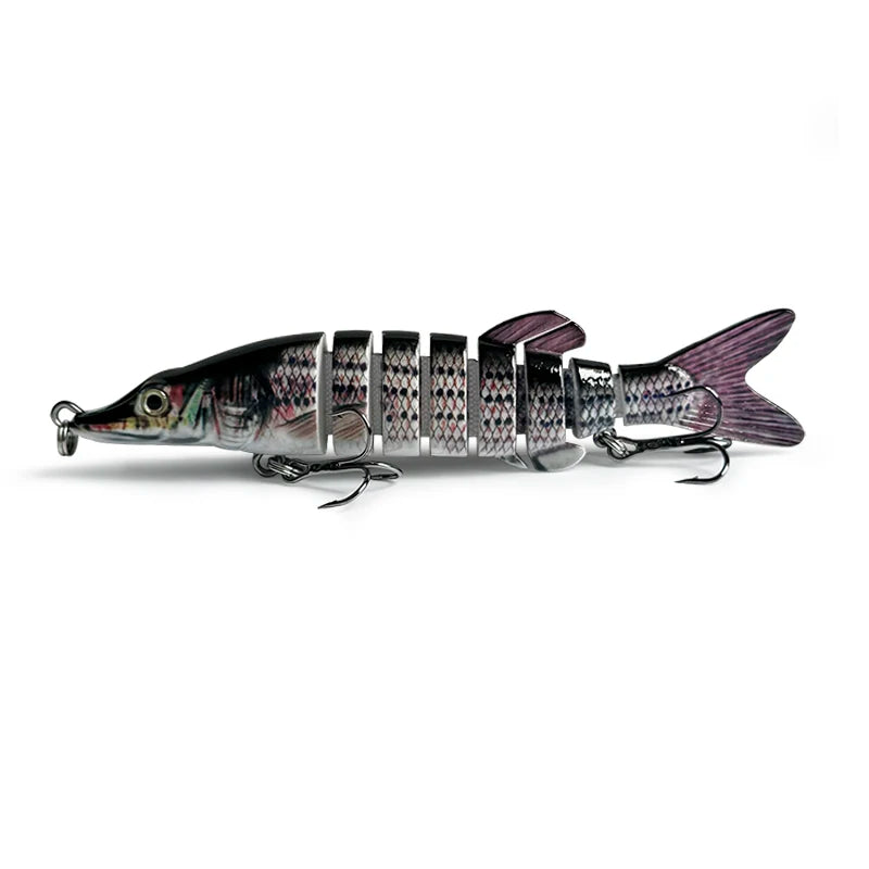 Bionic Multi-Section Lure 19g Sinking Bait for Freshwater and Saltwater, Universal Fishing Lure for Ponds, Lakes, and Ocean, Suitable for All Swimming Layers