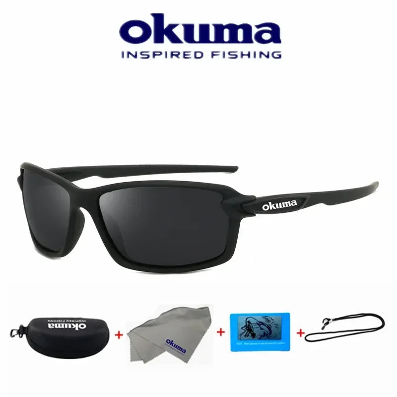 Okuma Polarized Sunglasses UV400 Men's and Women's Protective Outdoor Hunting Fishing Driving Cycling Travel Climbing Sunglasses
