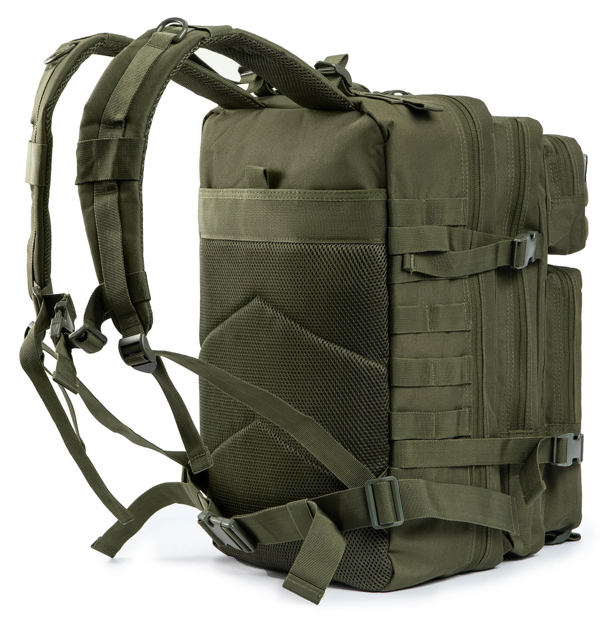 45L Tactical Hunting Backpack Molle Storage Bag Large Capacity Multi Pocket Wear Resistant Outdoor Hunting Gear Rucksack Durable Wild Shooting Daypack For Men Women Hunters Bushcraft Wilderness Trekking Camping Luggage Bag