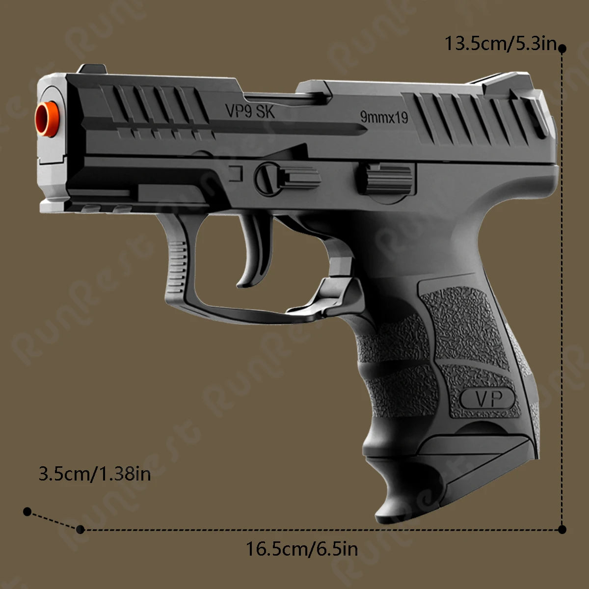 100 rounds of bullets, 12 shells, and 2 shells soft bullet gun black toy handgun new toy shooting gun