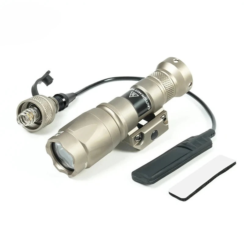 Tactics SF M300C M600C M600 Flashlight LED White Light AR15 Hunting Airsotf Accesssories Lamp with ML--OK/20MM Rail Mount