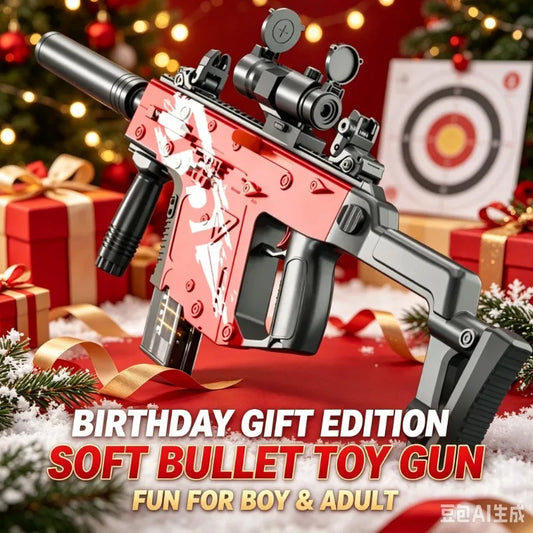 Handy Short Sword Soft Bullet Toy Gun Electric Shell Throwing Submachine Gun Model Outdoor Games CS Fighting Game for Adults Boy