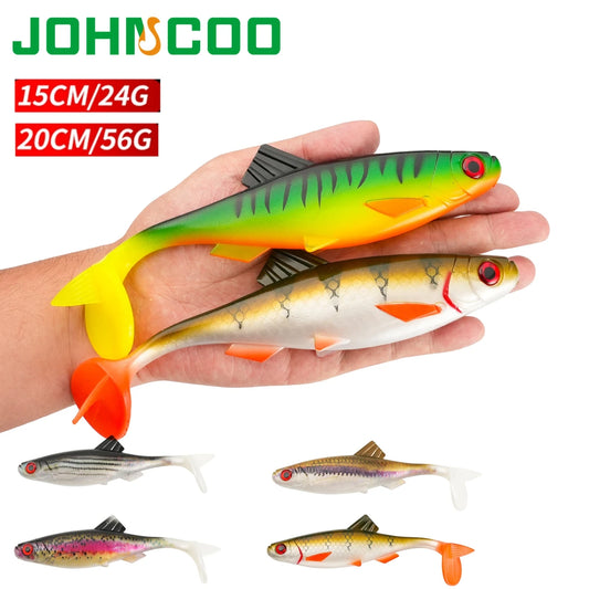 Big Soft Bait Sinking 15cm 20cmFishing Lures Soft Bait fishing Bait Perch Pike SwimBait Crankbait Fishing tackle