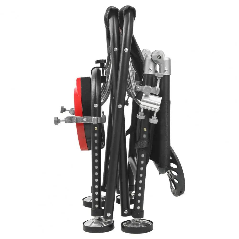 21cm Height Adjustable 13 Gears Fishing Chair Folding Outdoor Deck Chair with Backrest Rod Holder Fishing Gear Gift