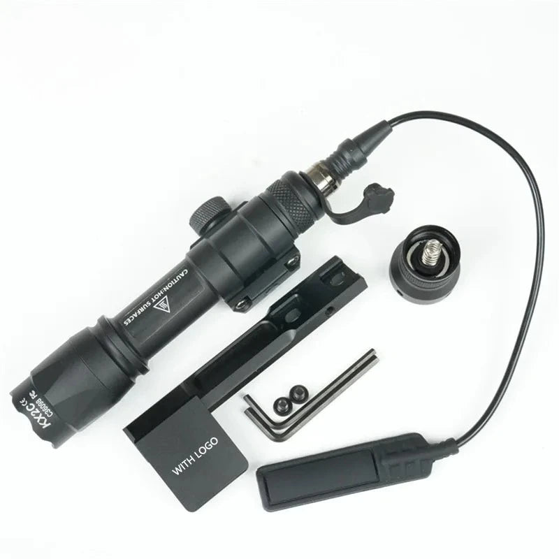 Tactics SF M300C M600C M600 Flashlight LED White Light AR15 Hunting Airsotf Accesssories Lamp with ML--OK/20MM Rail Mount