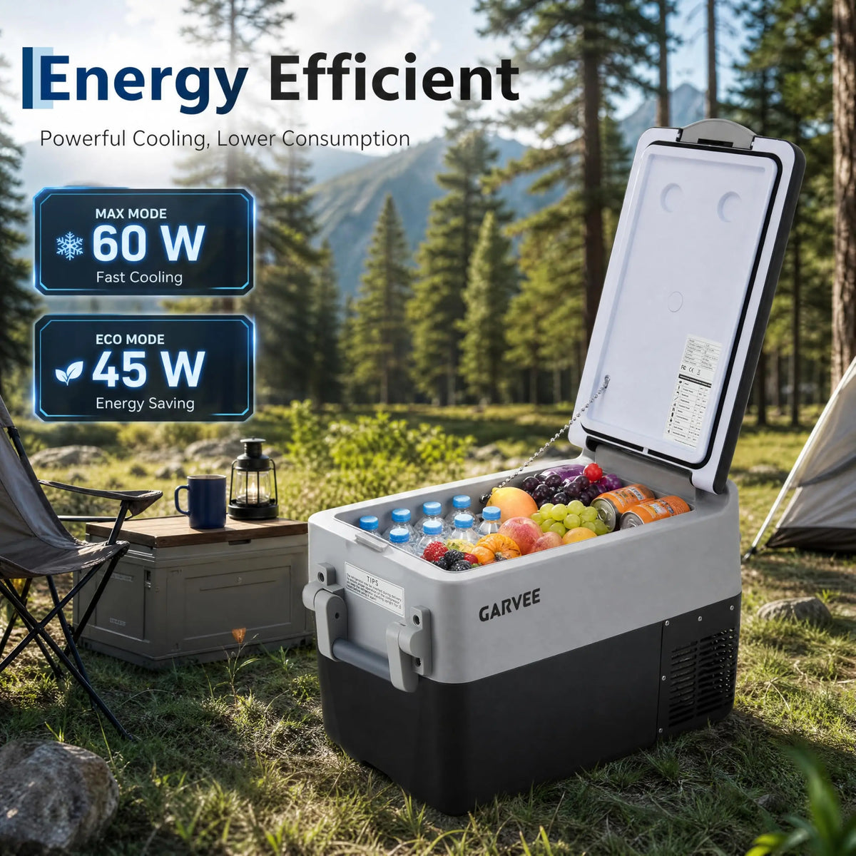 Portable 12V Car Refrigerator – Compact Automotive Cooler for Vehicles, Ideal for Travel, Road Trips, Camping – Reliable Car Interior Electronic Appliance