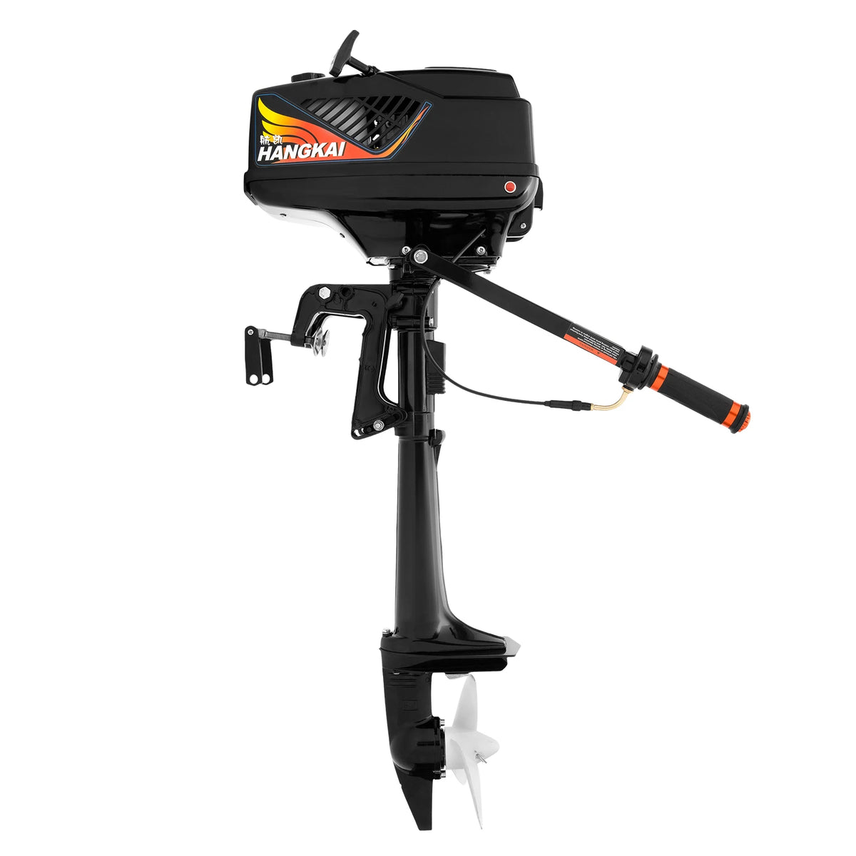 2-Stroke, 3.6 HP Outboard Motor Outboard Engine Manual Start 55cc Motor CDI for Rubber Boats, Inflatable Boats