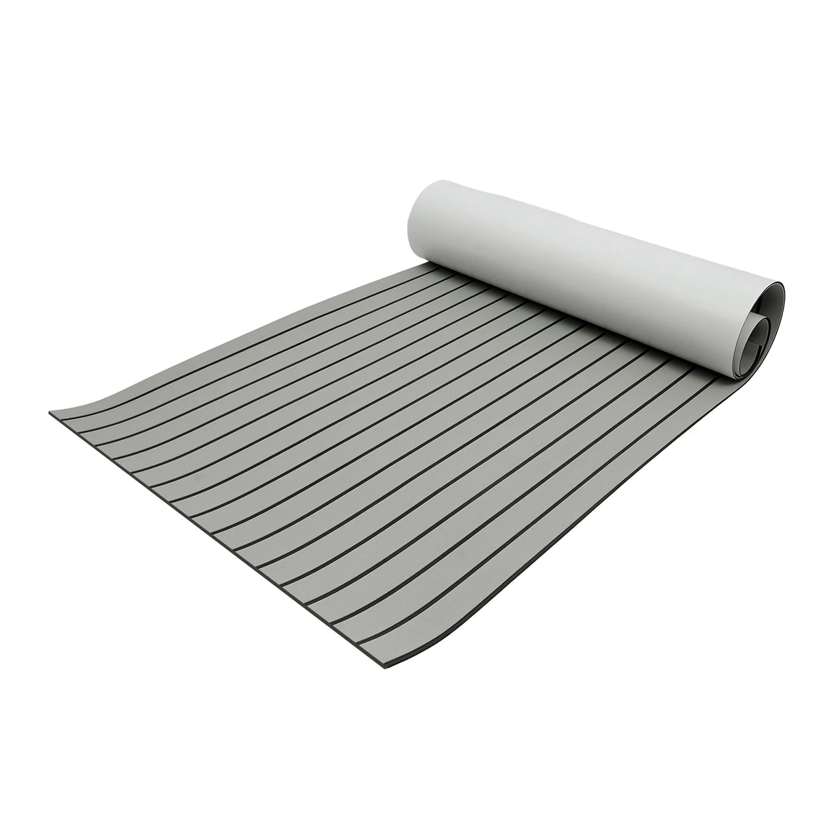 240×90x0.6cm Self-Adhesive EVA Foam Boat Marine Flooring Faux Teak Decking Sheet Striped Yacht Mat Washable