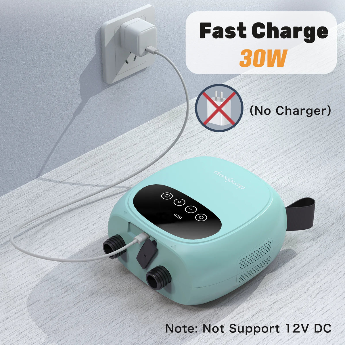 dwndpump Electric 20PSI SUP Pump 38.48Wh Battery Paddle Board Inflation Deflation for Kayak Boat Surfing Board Stand Up Paddle