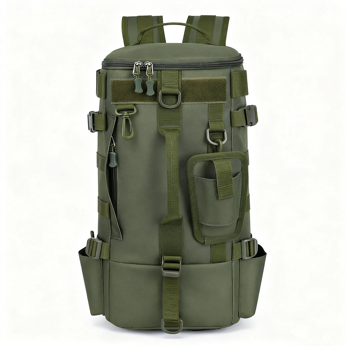 Multifunctional Fishing Backpack Tackle Bag with Rod Holders Fish Equipment Storage Waterproof Wear-resistant Outdoor Sports Bag
