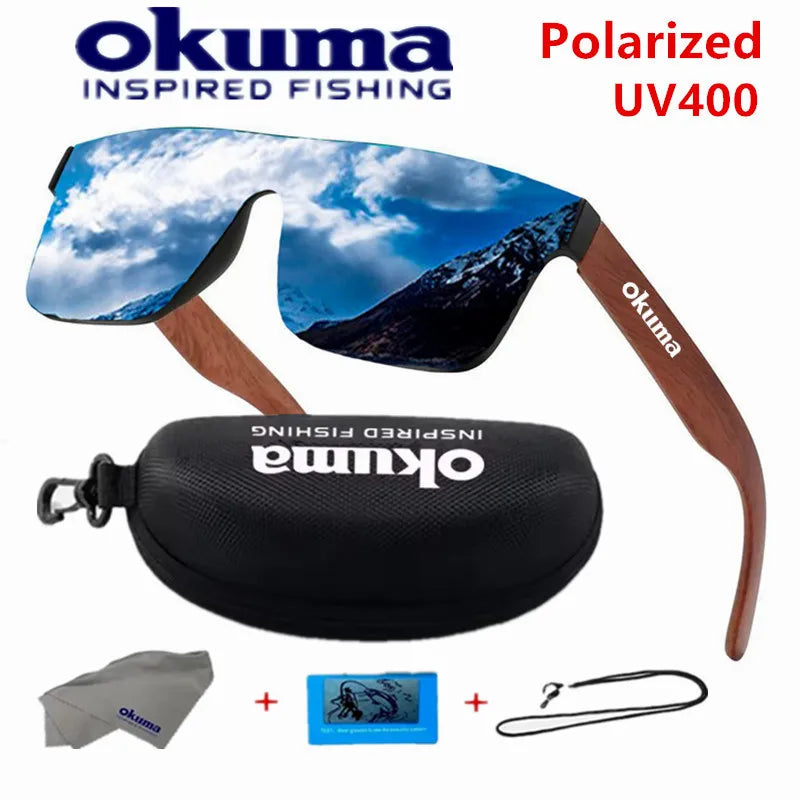 Okuma UV400 Polarized Sunglasses for Outdoor Cycling Hunting Fishing And Driving Fashionable Unisex Sunglasses