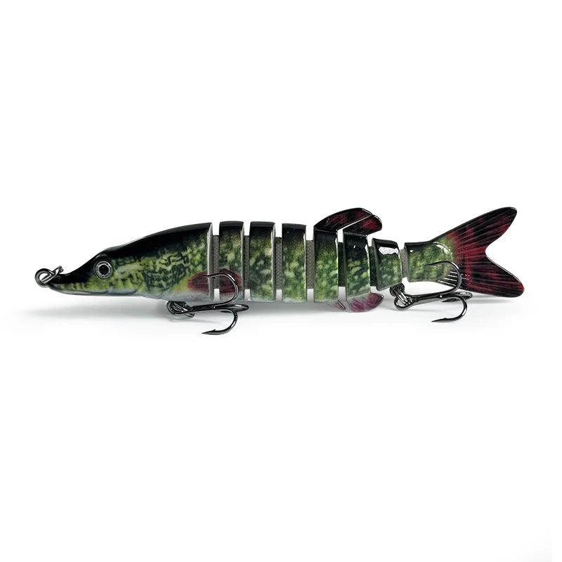 Bionic Multi-Section Lure 19g Sinking Bait for Freshwater and Saltwater, Universal Fishing Lure for Ponds, Lakes, and Ocean, Suitable for All Swimming Layers