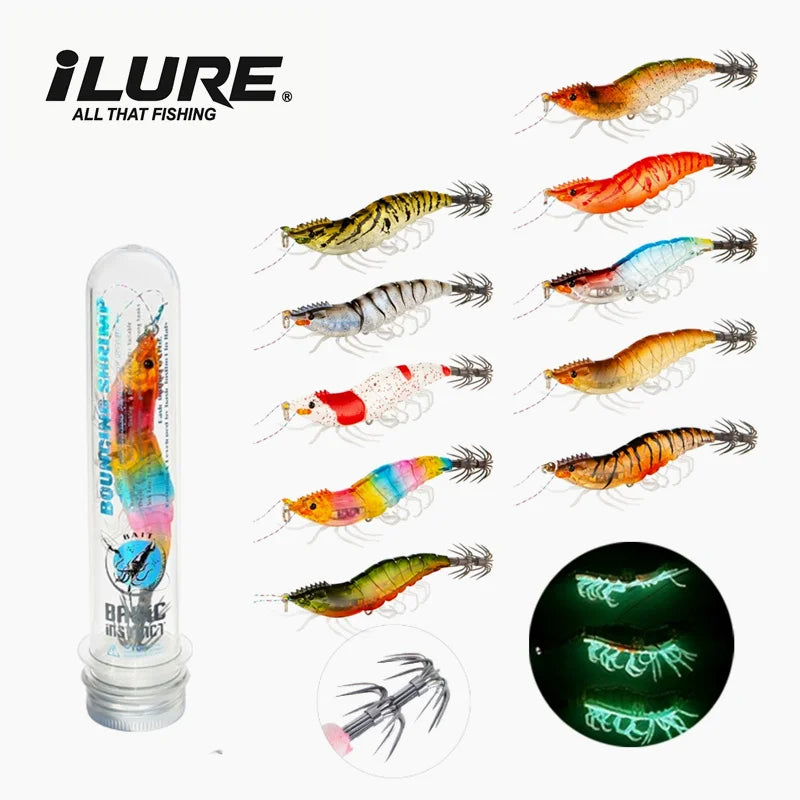 15g Squid Jig Slow Sinking Cuttlefish Egi Lure Artificial Calamar Octopus Bait Fish for Shrimp Hook Sea Fishing Lures