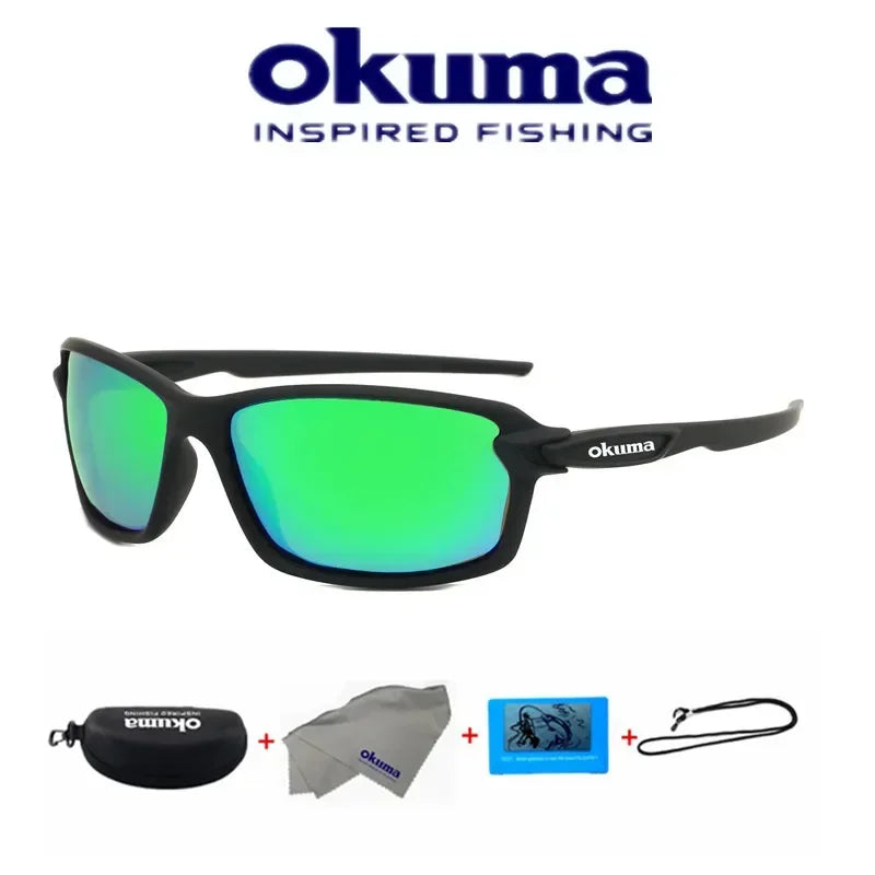 Okuma Polarized Sunglasses UV400 Men's and Women's Protective Outdoor Hunting Fishing Driving Cycling Travel Climbing Sunglasses
