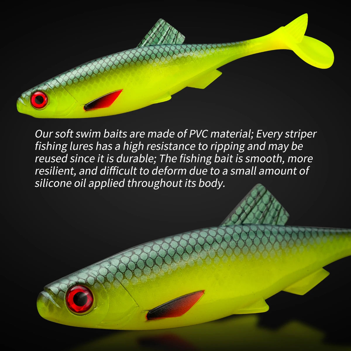 Big Soft Bait Sinking 15cm 20cmFishing Lures Soft Bait fishing Bait Perch Pike SwimBait Crankbait Fishing tackle