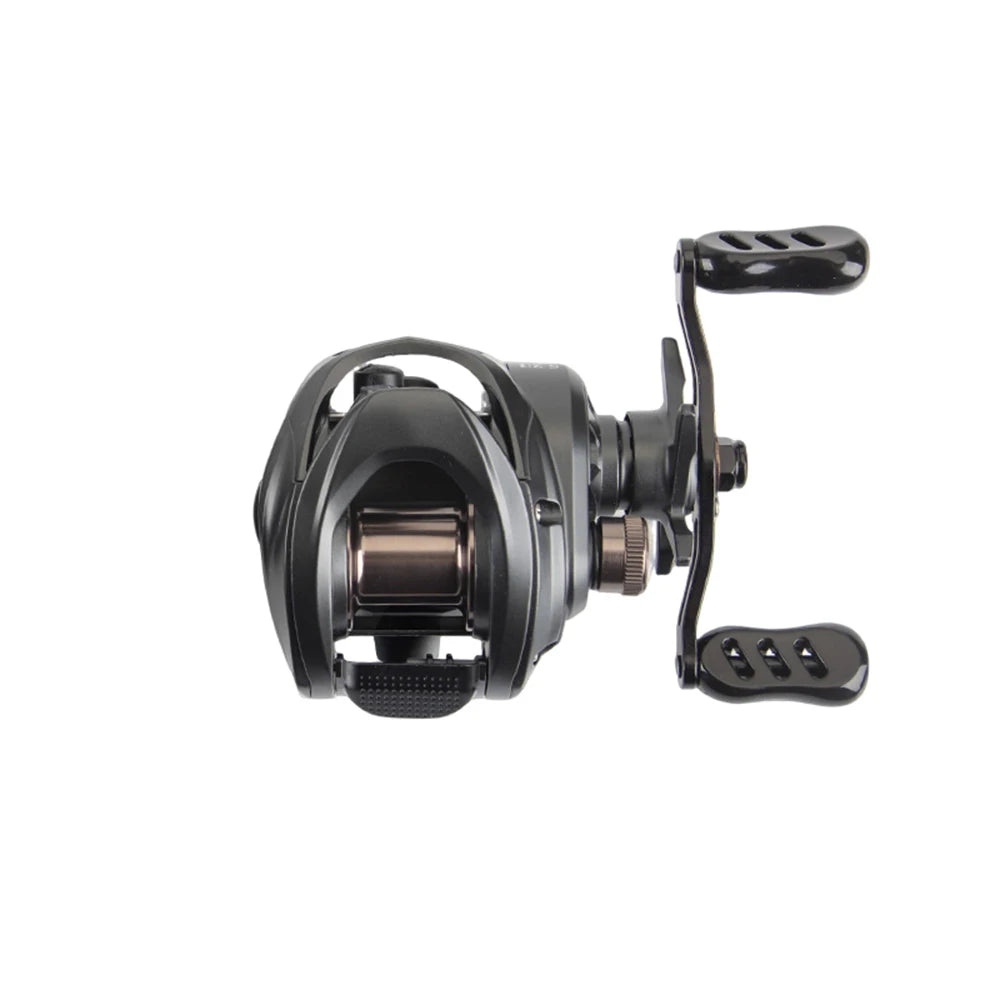 FISHINFANS C1DC Baitcasting Fishing Reel Long Cast Max Drag 5kg Carbon Washers Brass Gears 7.0:1 5+1B DC Fishing Reel